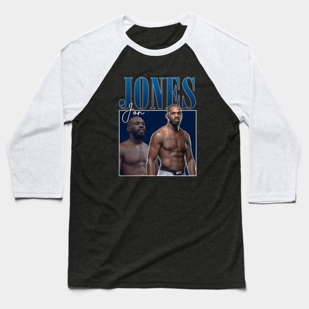 Jon Jones Warrior Baseball T-Shirt by shieldjohan